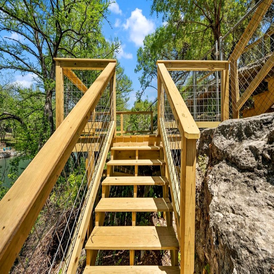 Spectacular Guadalupe Riverfront Family Cabin with Fire Pit and River Access near Canyon Lake, Texas