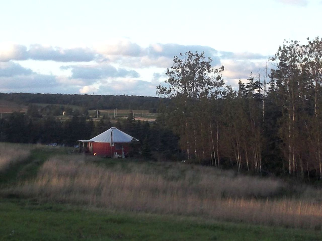 Fantastic Prince Edward Island Yurt Rental near Beautiful Basin Head Provincial Park