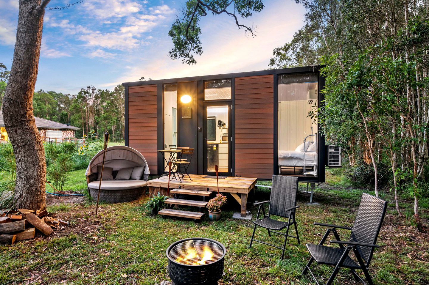 Stunning Tiny House with Spectacular Outdoor Living Area in James Creek, New South Wales