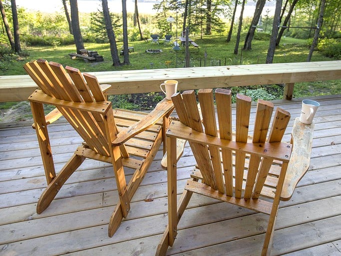 Picture yourself on the deck with a drink, taking in the views of the lake