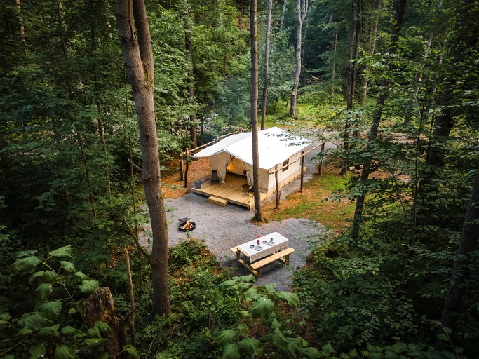 Gorgeous Safari Tent in the Lake George Area of the Adirondack Mountains, Perfect for a Family Weekend Away