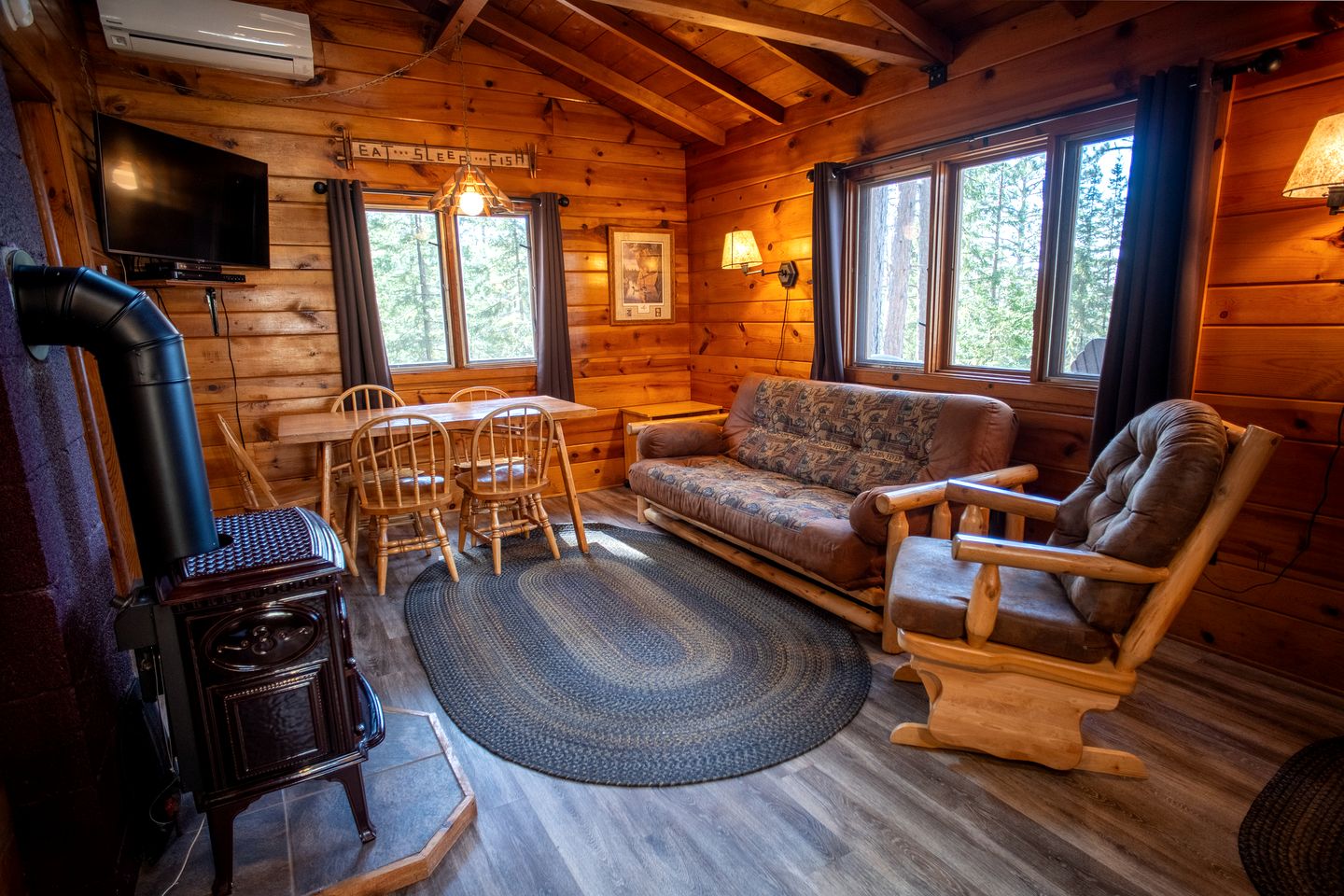 Classic Lakeview Cabin with Fireplace, Sunset Views & Family Charm Near Birch Lake, Babbitt, Minnesota