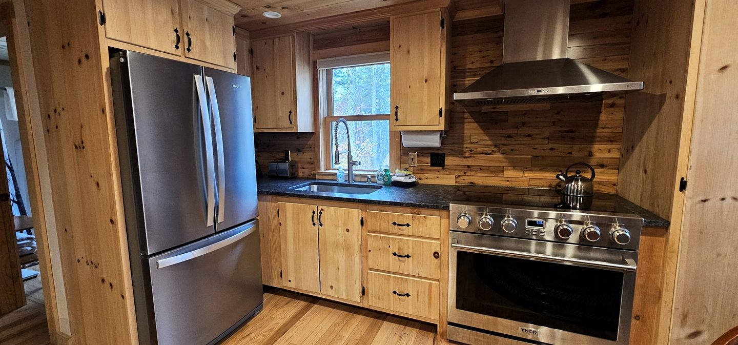 Secluded Lakefront Hideaway with Dock, Fire Pit & Forest Views in Greenville, Maine