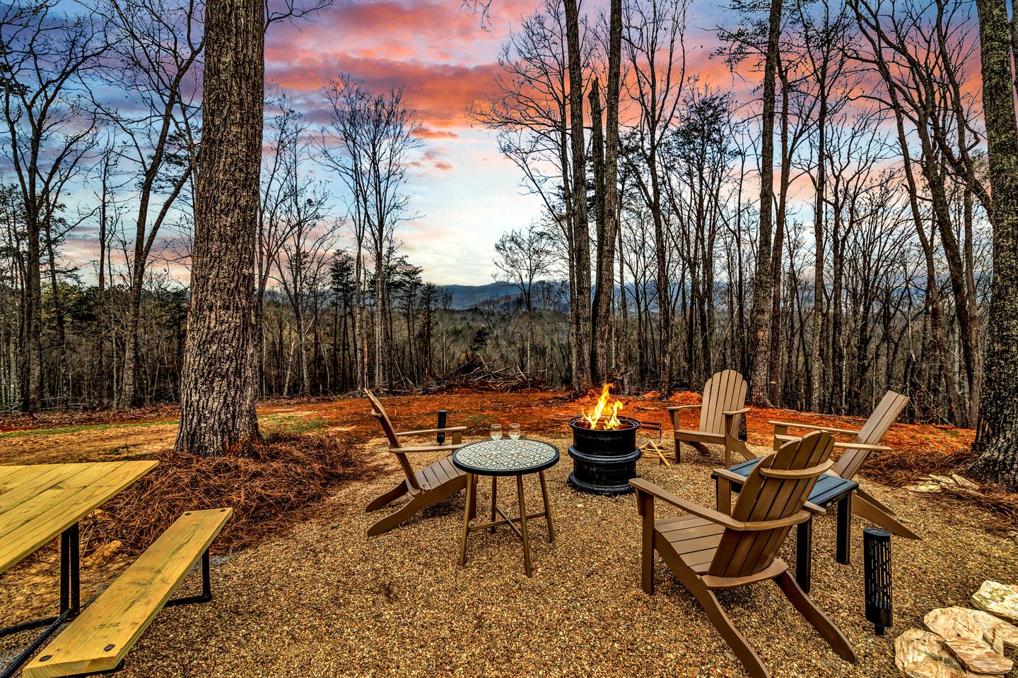 Cozy Mountain Camper Retreat with Private View Deck & Fire Pit in Old Fort, North Carolina