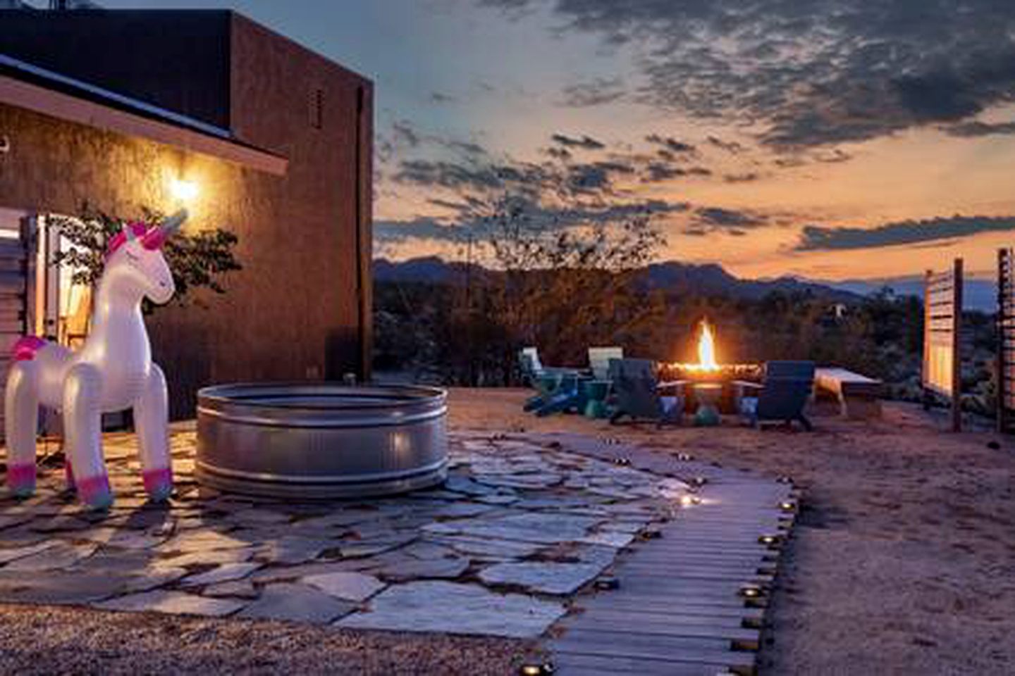 Amazing Vacation Rental with Rock Climbing Wall and Game Room in Joshua Tree, California
