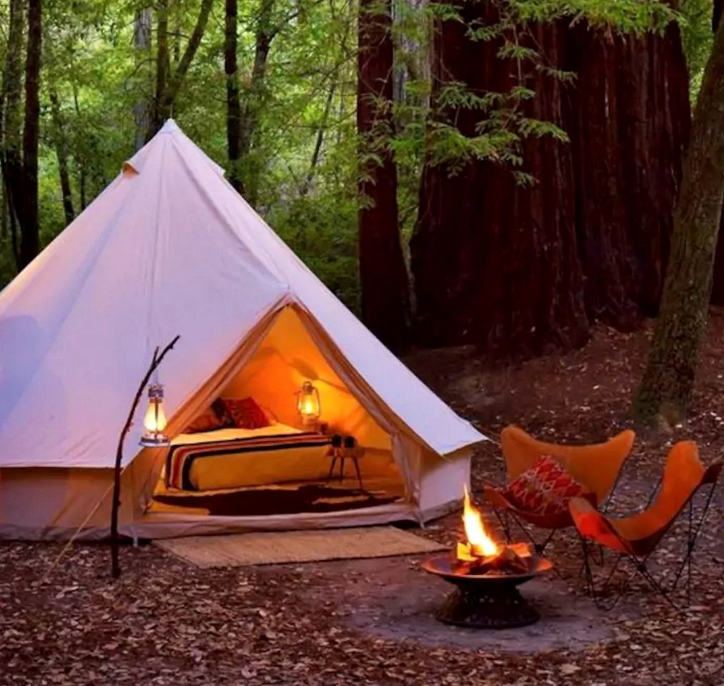 Secluded Cabin and Bell Tent Getaway next to Catskill Park, Upstate New York