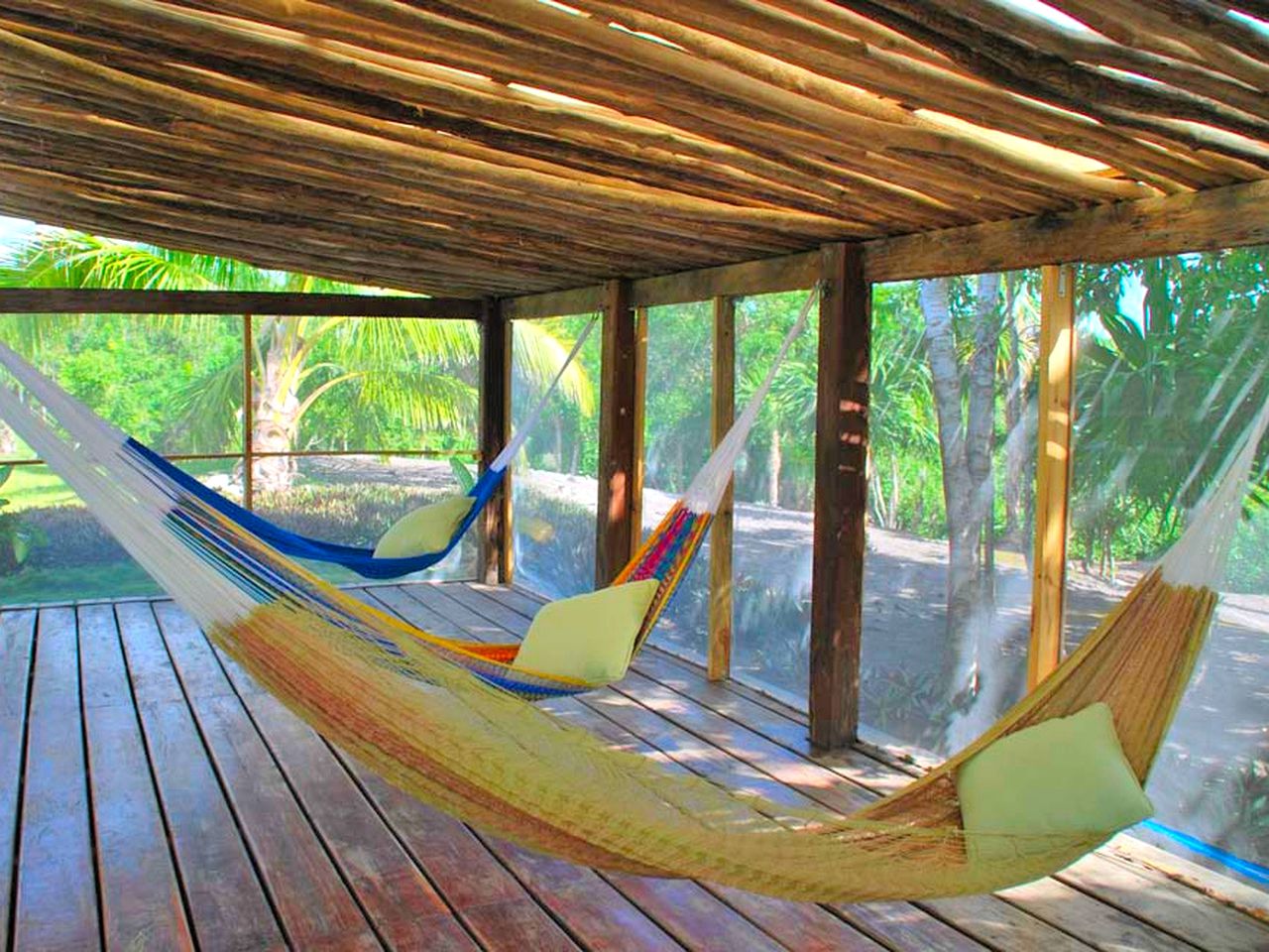 Gorgeous Log Cabin for Glamping on the Yucatán Peninsula, Mexico