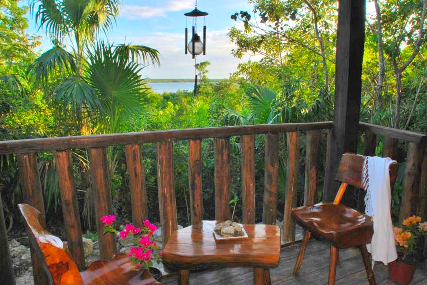 Gorgeous Log Cabin for Glamping on the Yucatán Peninsula, Mexico