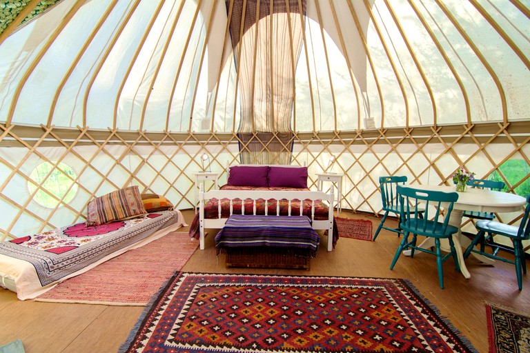 Yurts (St. Goran, England, United Kingdom)