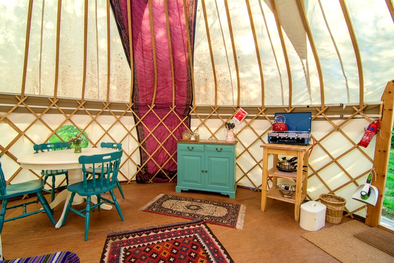 Yurts (St. Goran, England, United Kingdom)