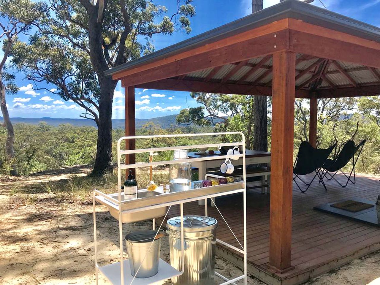 Secluded Glamping Tent with Views of Mount Yengo in Bucketty, New South Wales