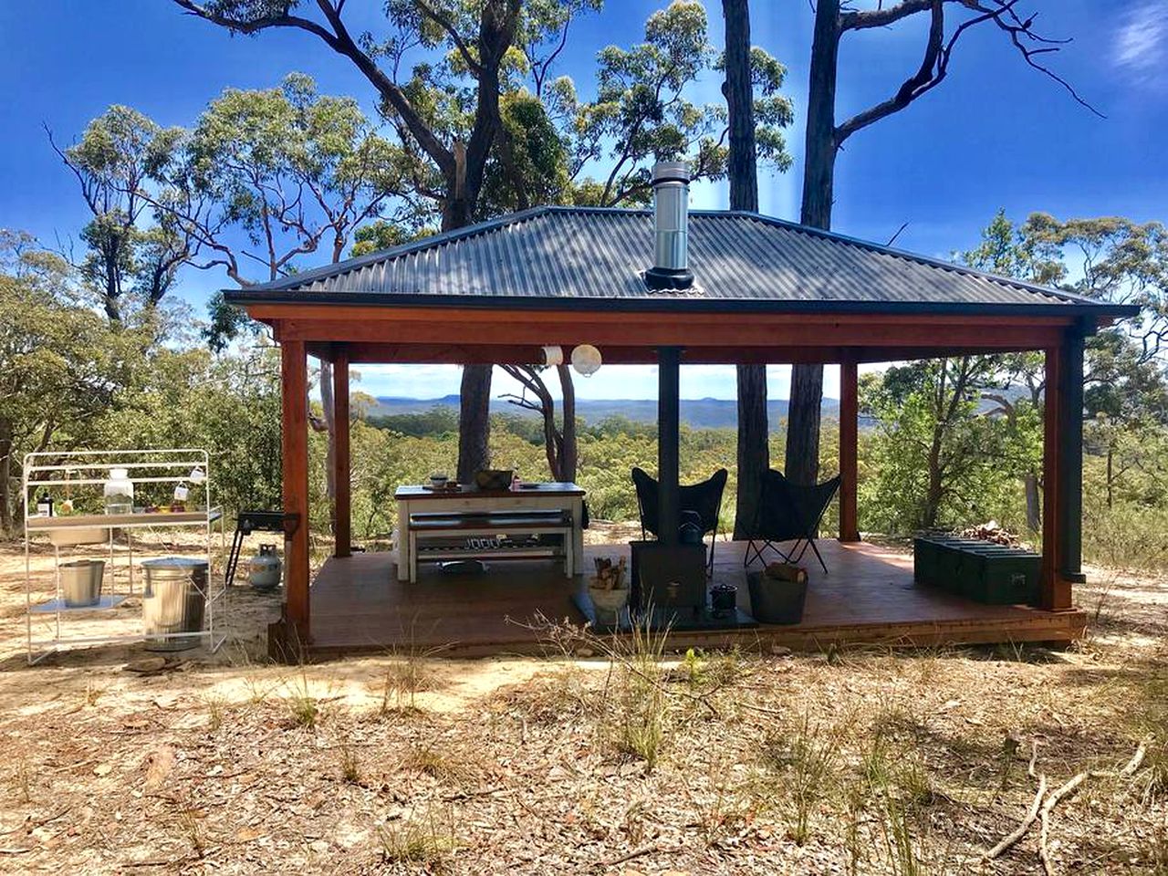Secluded Glamping Tent with Views of Mount Yengo in Bucketty, New South Wales