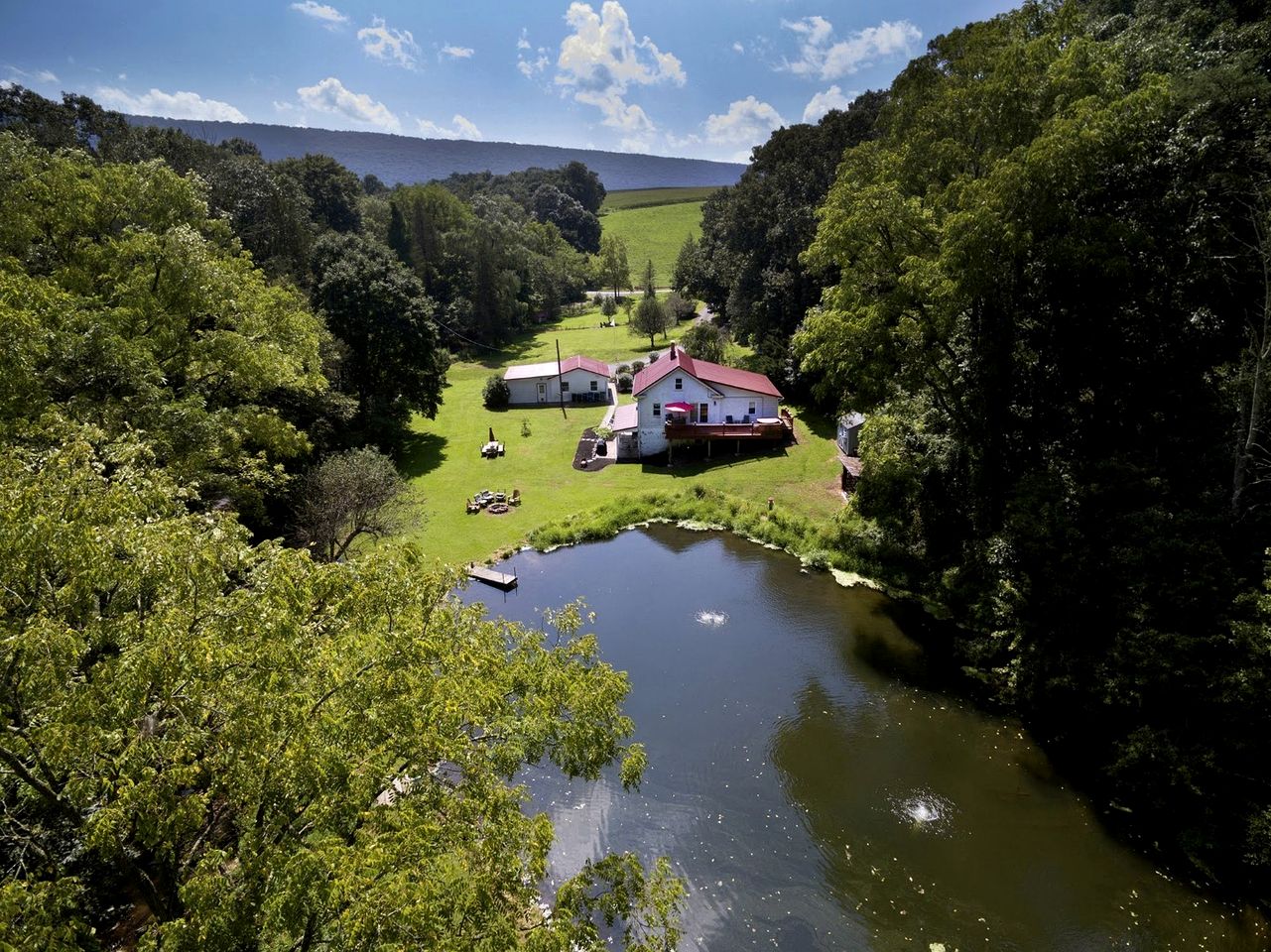 Charming and Historic Converted Mill Cottage on Private Land with a Firepit, in Schuylkill County, PA