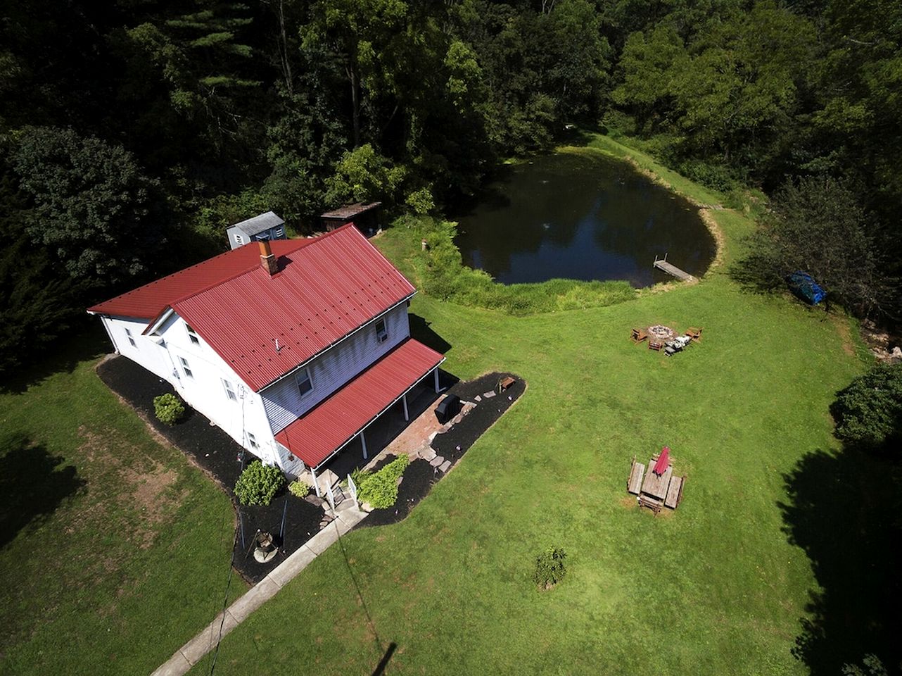 Charming and Historic Converted Mill Cottage on Private Land with a Firepit, in Schuylkill County, PA