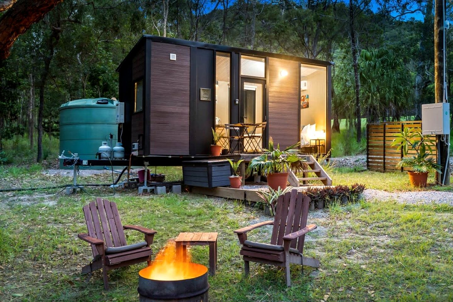 Coastal Tiny House Glamping in Agnes Water, Queensland