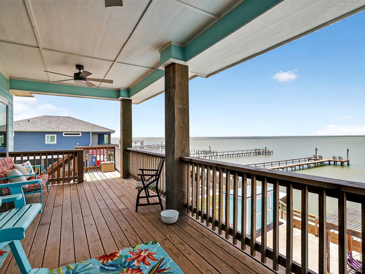 Stunning Bayfront Vacation Home with Pool, Fishing Pier & Kayaks near Copano Bay, Rockport Texas