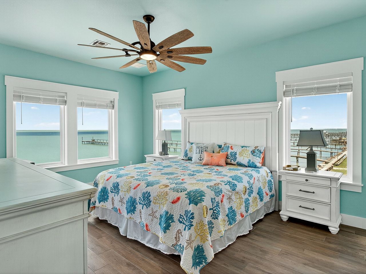 Stunning Bayfront Vacation Home with Pool, Fishing Pier & Kayaks near Copano Bay, Rockport Texas