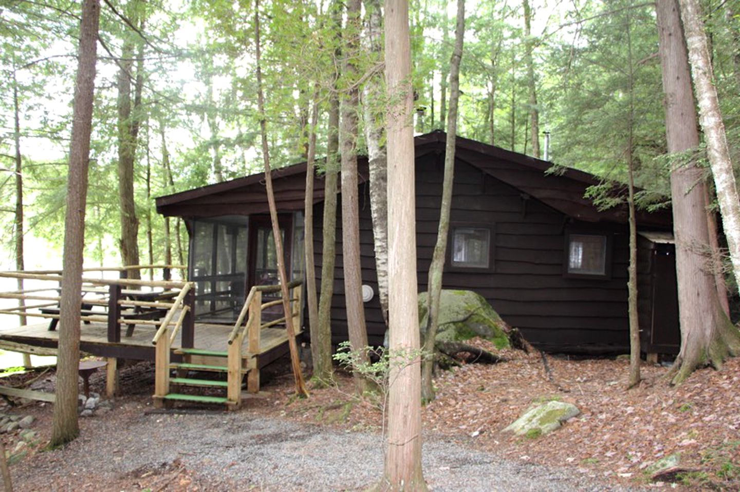 Two-Bedroom Waterfront Adirondack Cabin Rental in Saranac Lake, New York