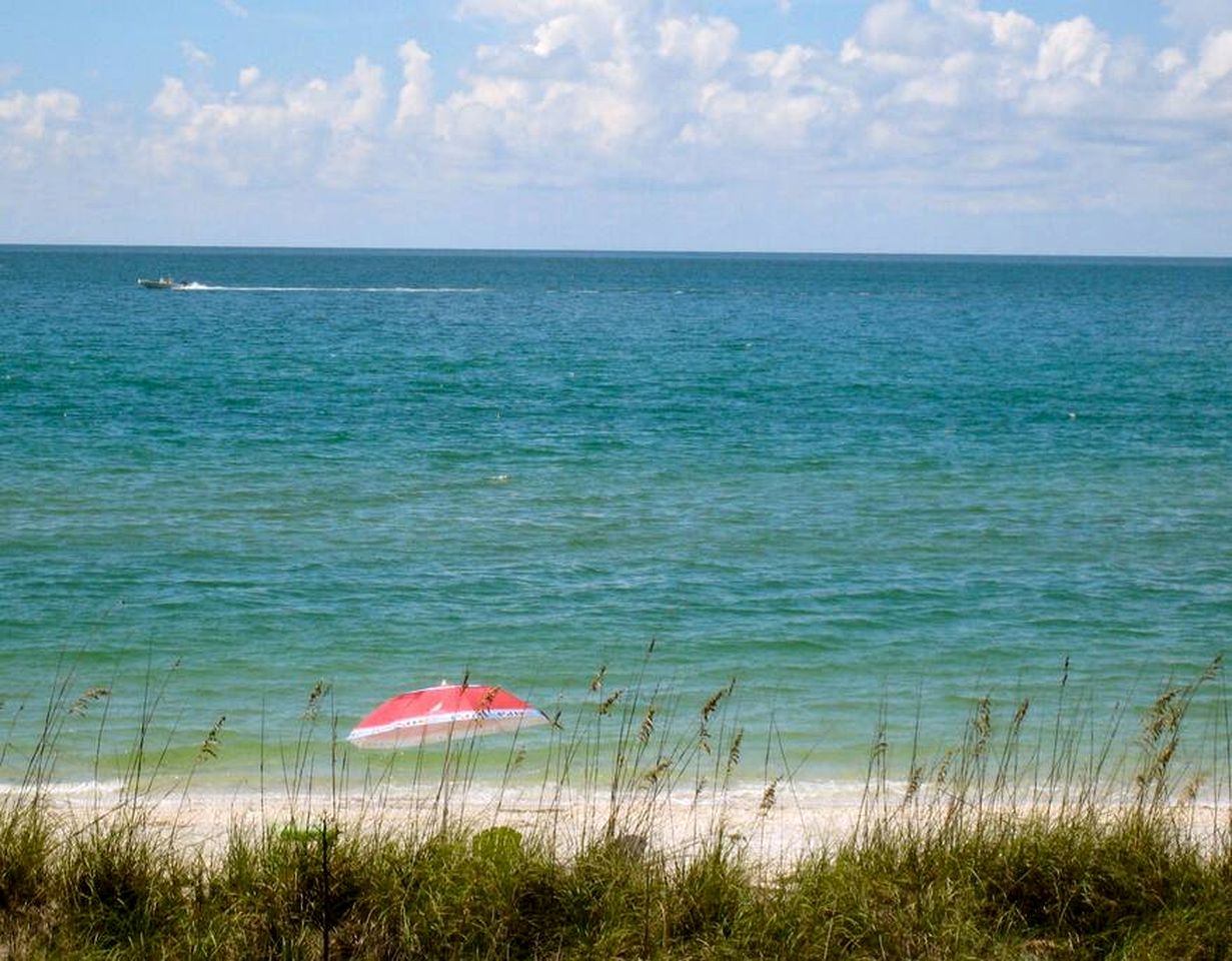 Secluded Beachfront Island Home with Hammocks and Tiki Hut on Little Gasparilla Island, Florida