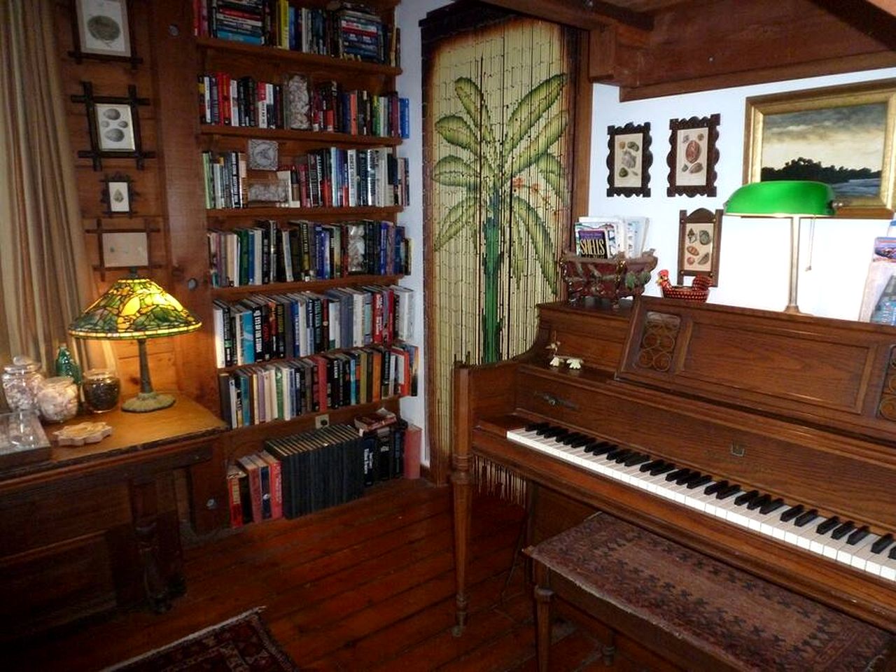 Secluded Beachfront Island Home with Hammocks and Tiki Hut on Little Gasparilla Island, Florida