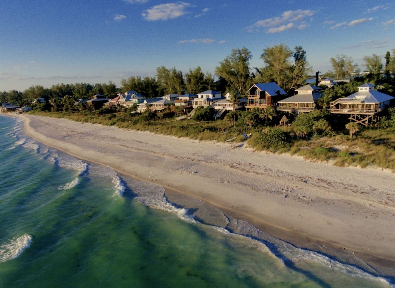 Secluded Beachfront Island Home with Hammocks and Tiki Hut on Little Gasparilla Island, Florida