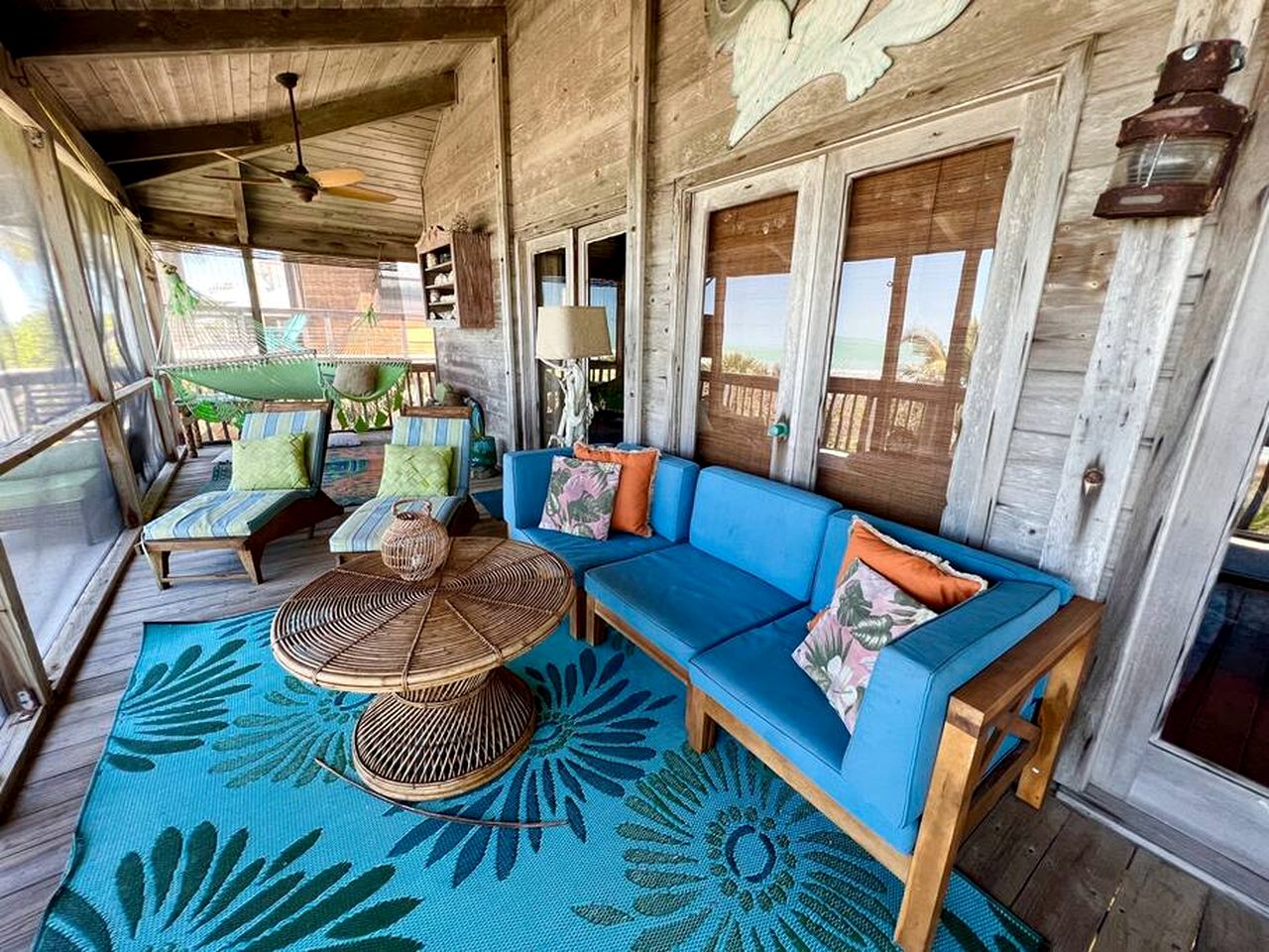 Secluded Beachfront Island Home with Hammocks and Tiki Hut on Little Gasparilla Island, Florida