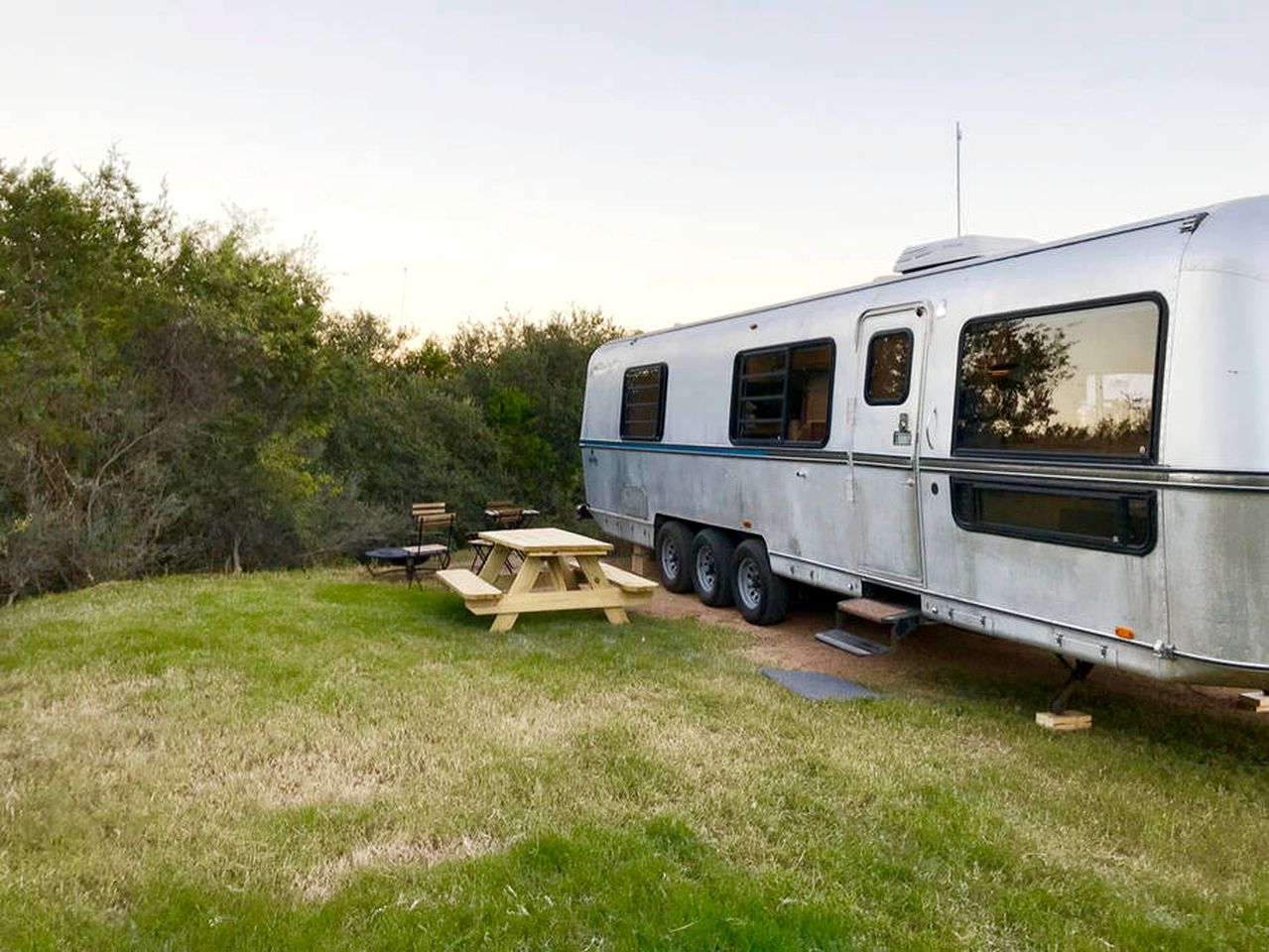 Luxury Pet-Friendly Airstream Rental on Llano River near Mason, Texas