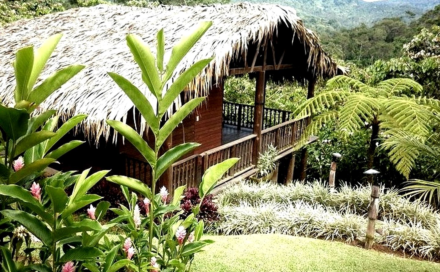 Comfortable Cabins with Hammocks on Large Terrace, Mexico