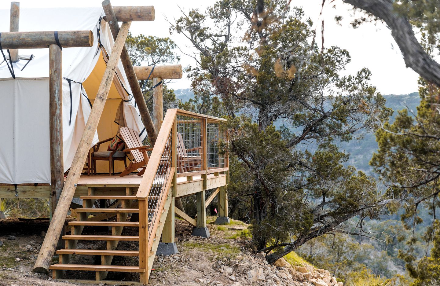 Tent Rental in the Hill Country, Texas