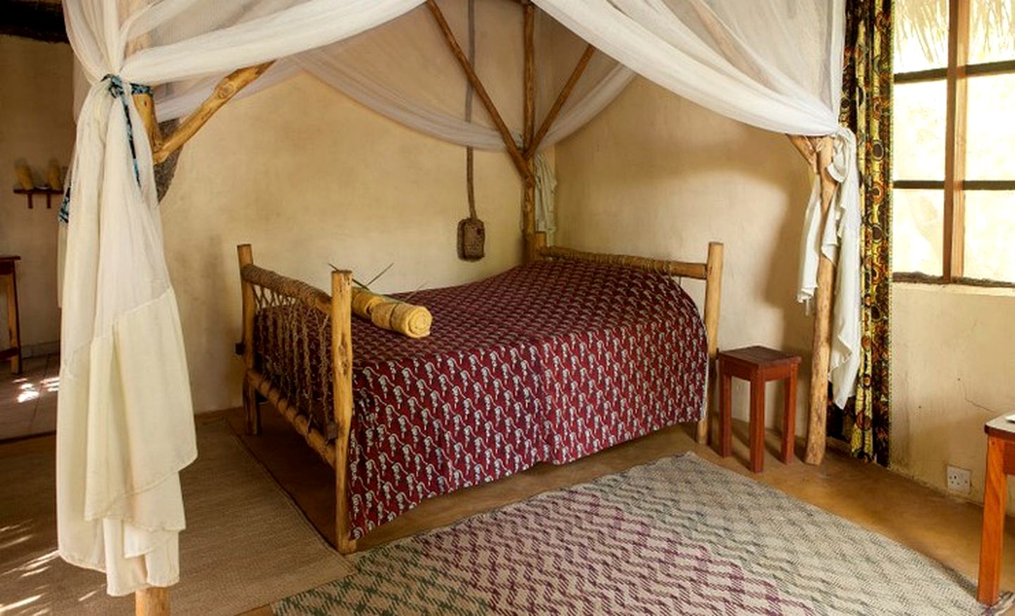 Comfortable Mud Huts on Selous Game Reserve, Tanzania