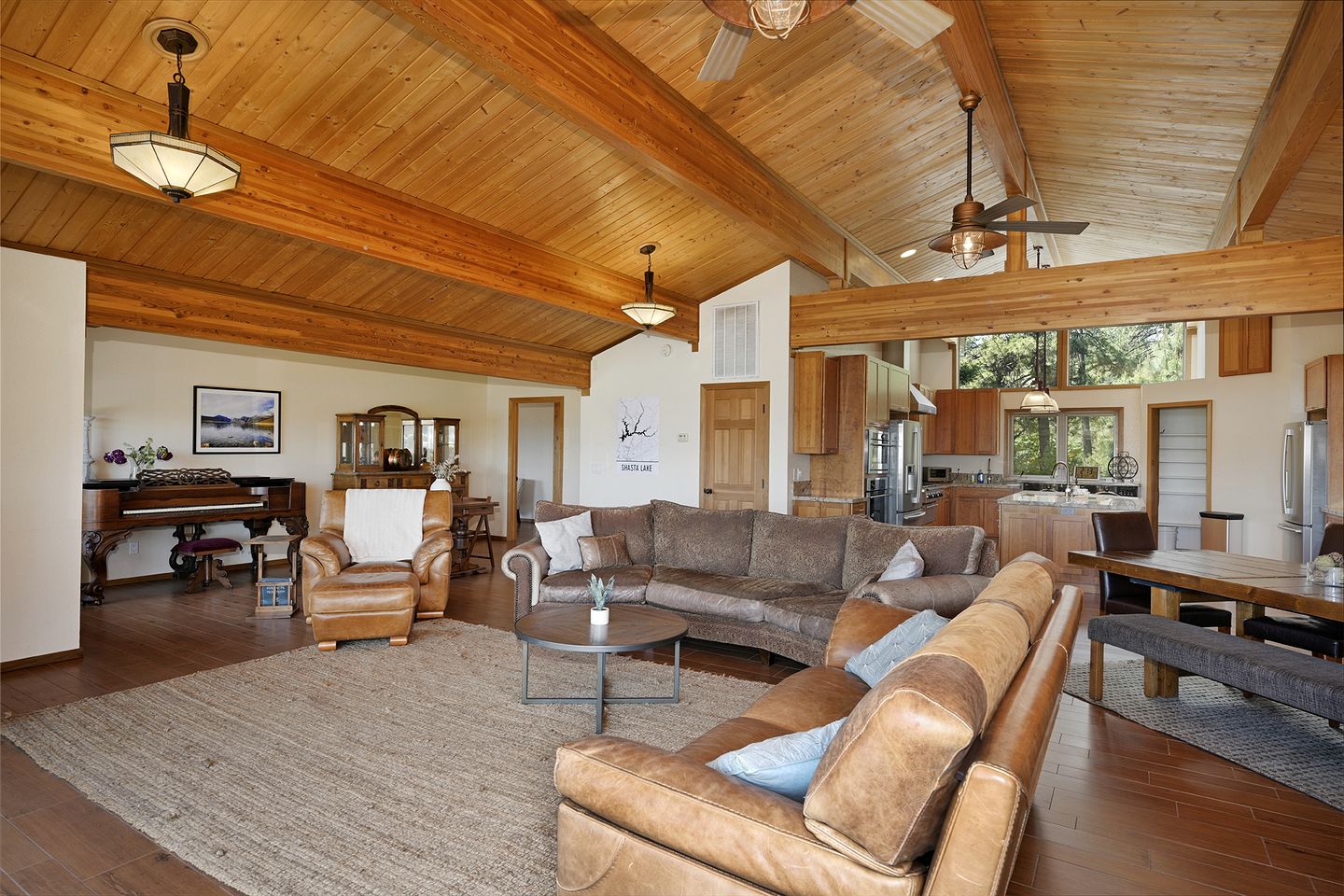 Serene Family Retreat with Scenic Views & Spacious Deck in Lakehead, California