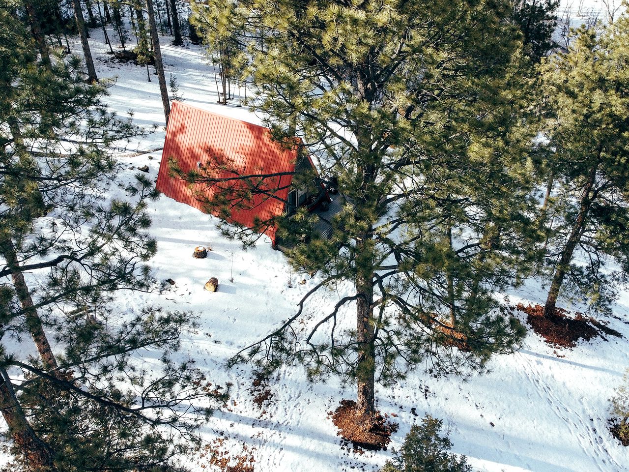 Cool A-Frame Cabin Rental in New Mexico, for Unforgettable Vacations on the Pecos River