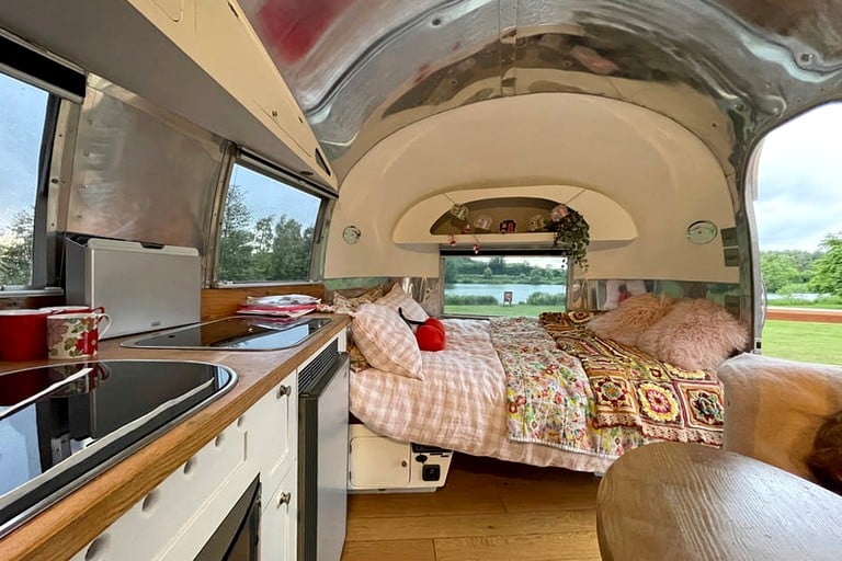 Remote Silverbird Airstream makes for Great Countryside Glamping | Airstreams (Market Harborough, England, United Kingdom)