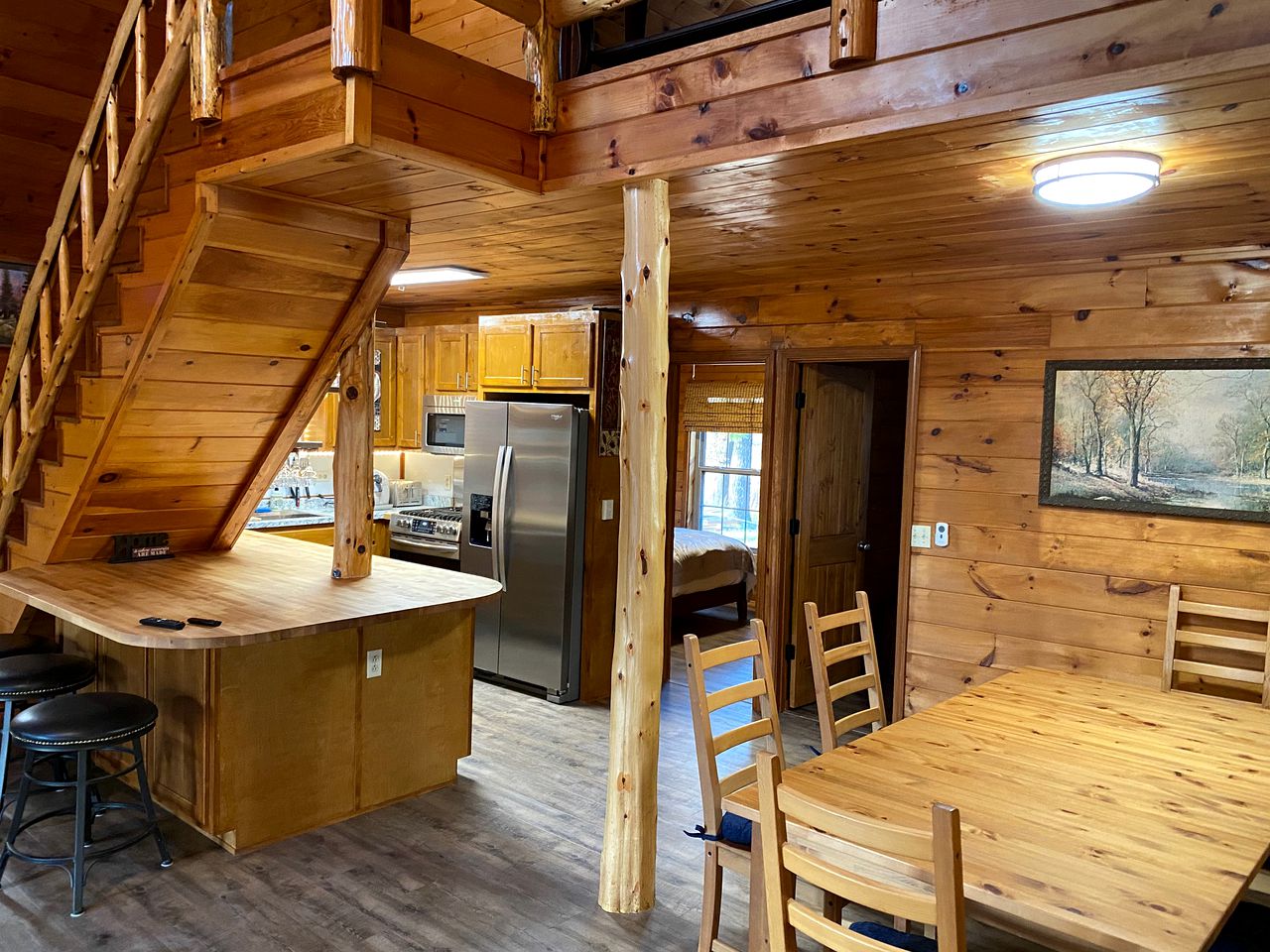 Ride Into Luxury: Horse-Friendly Log Cabin Villa in the Scenic Ouachita Mountains