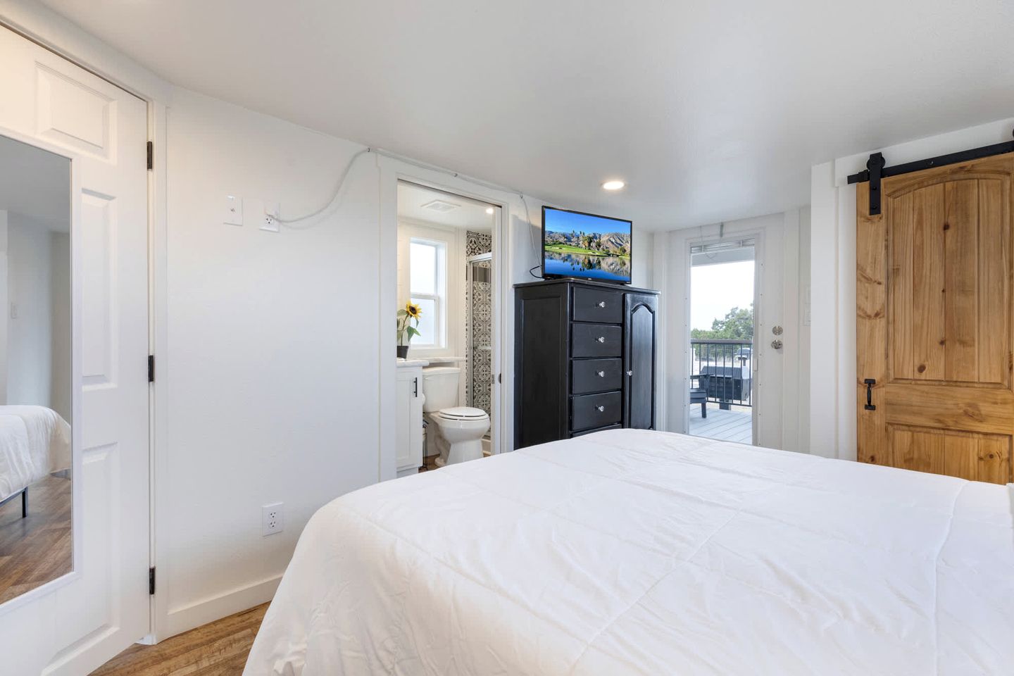 Modern Tiny Home with Pool and Dog Park Near Fredericksburg, TX