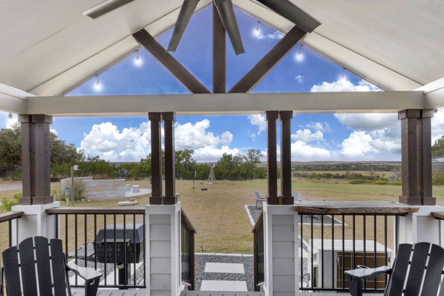 Modern Tiny Home with Pool and Dog Park Near Fredericksburg, TX