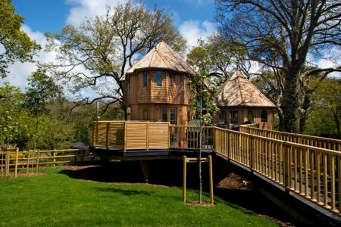 Stylish Treehouse Retreat with Hot Tub & Copper Bath near The New Forest, Hampshire