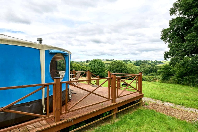 Yurts (United Kingdom, South Brent, England)