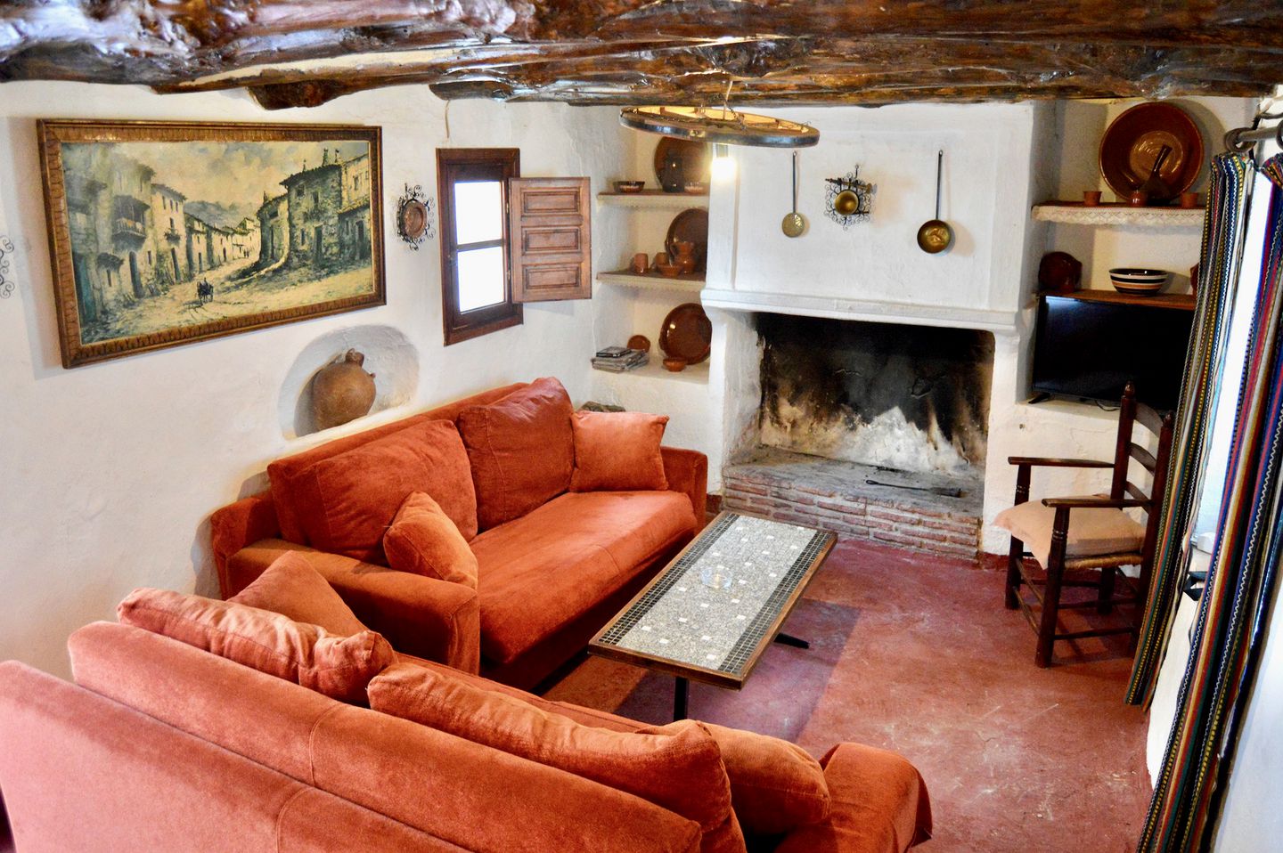 Idyllic Vacation Rental with a Cozy Fireplace near Malaga in Spain