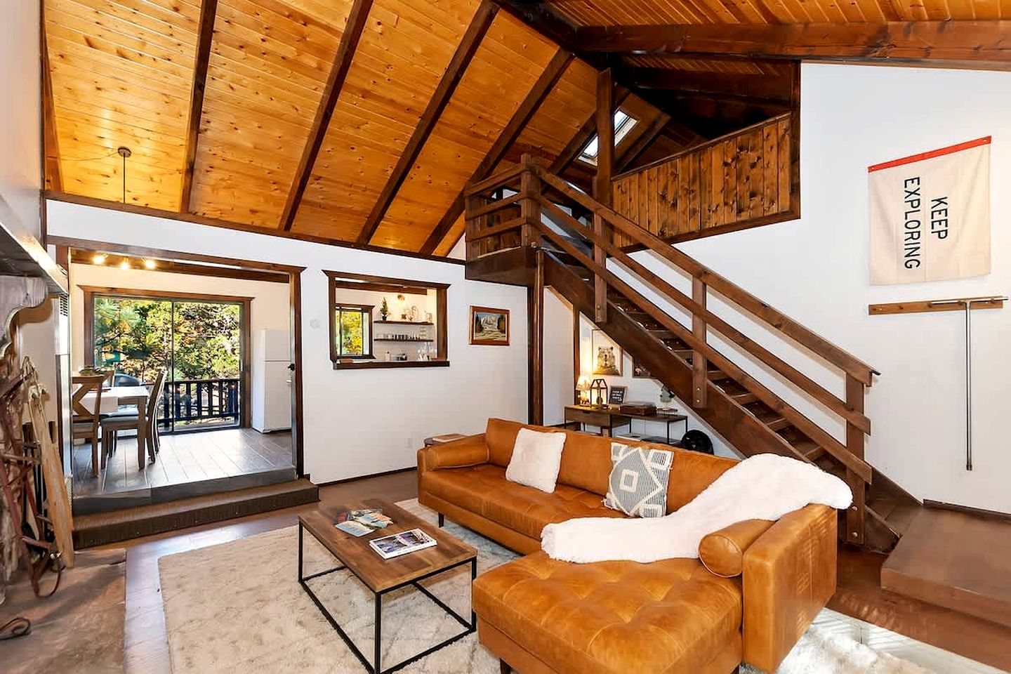 Cosmic Escape: Cabin with Fire Pit for Stargazers in California