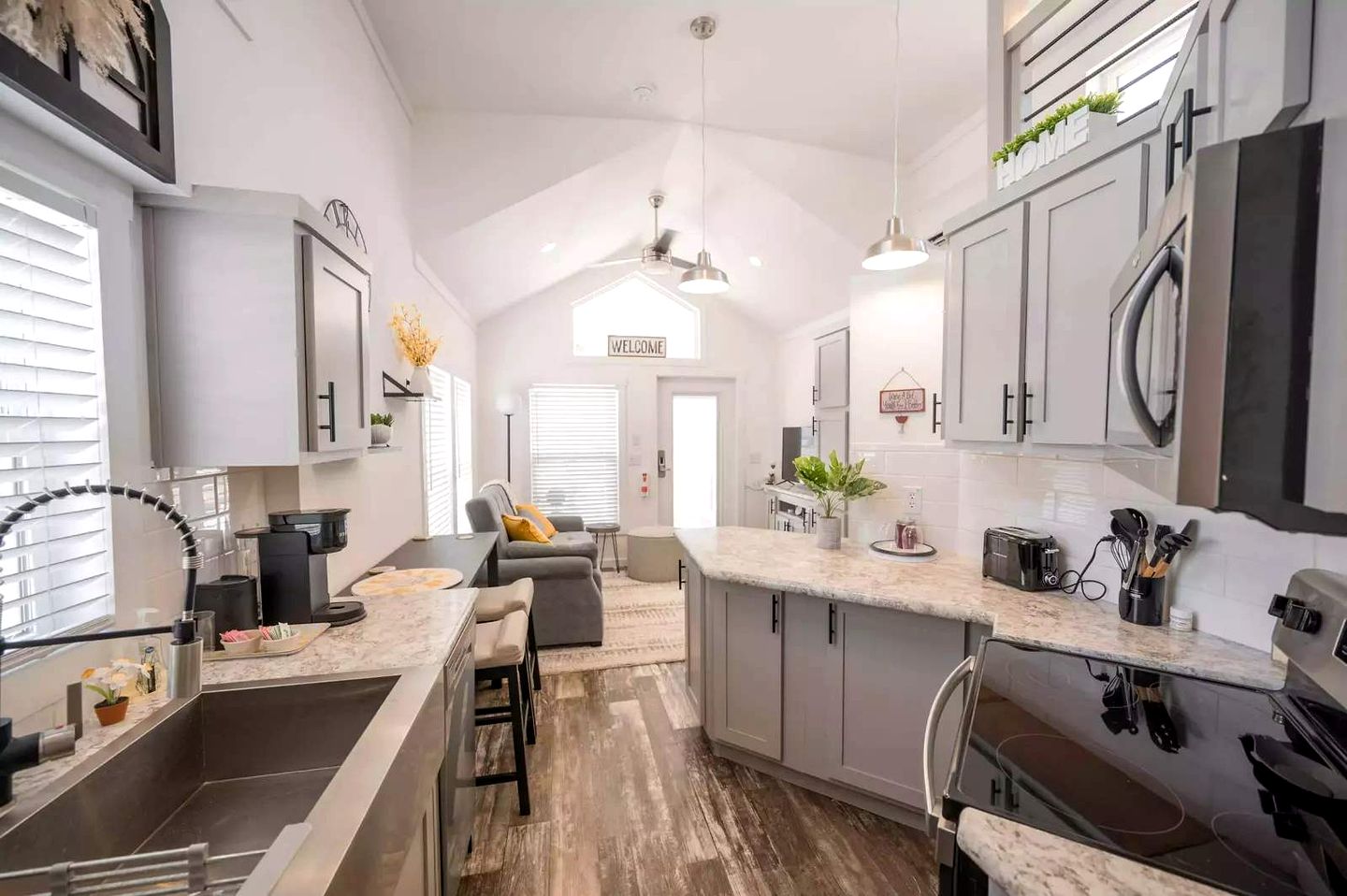 Delightful Tiny Home Retreat with Resort-Style Pool Near Fredericksburg, TX