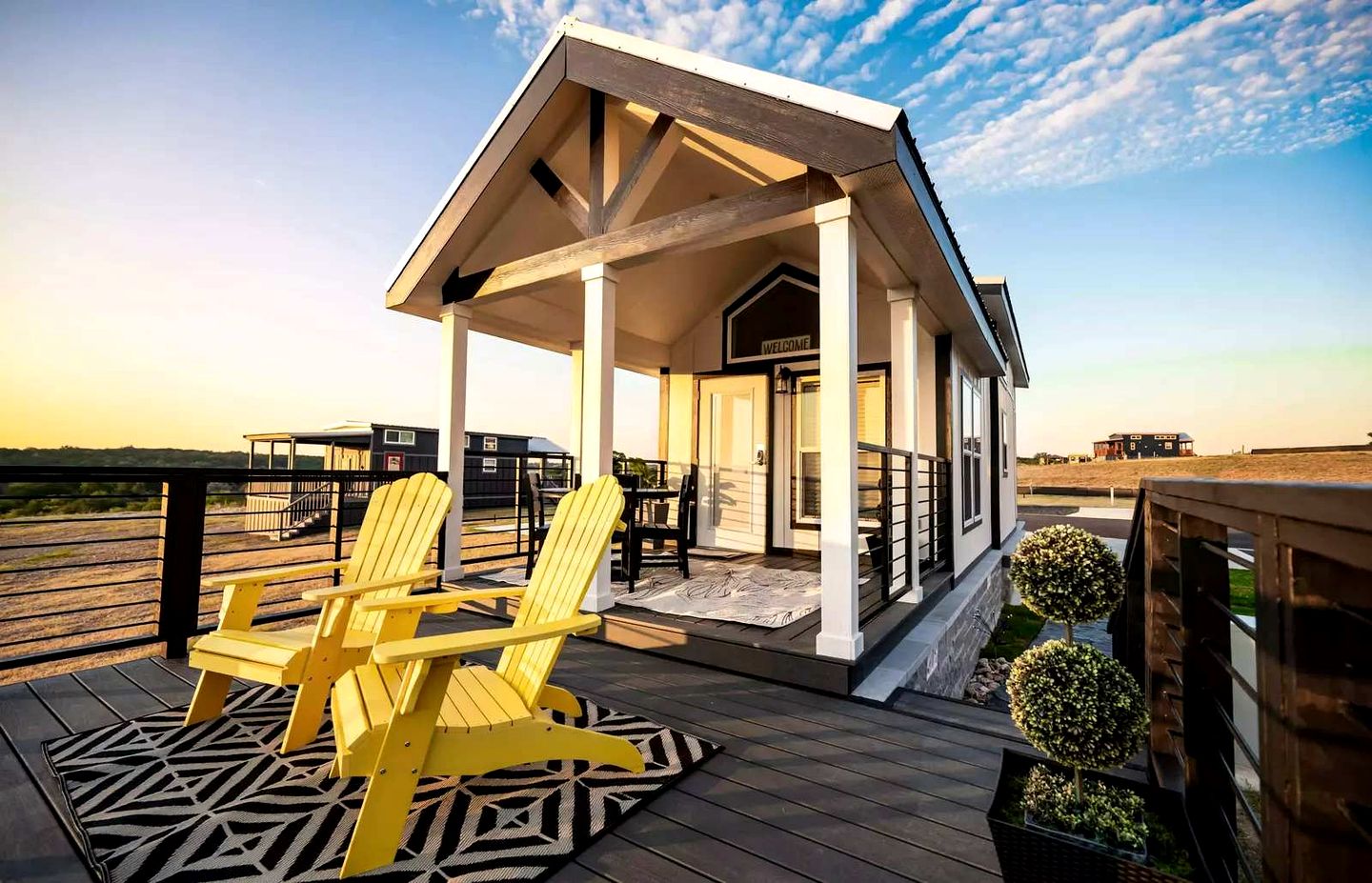 Delightful Tiny Home Retreat with Resort-Style Pool Near Fredericksburg, TX