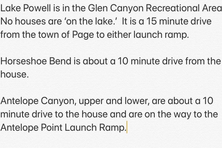 Vacation Rentals (United States of America, Page, Arizona)