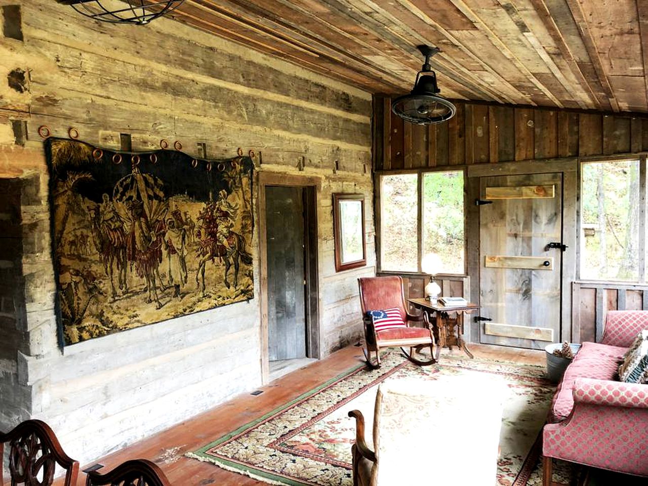 Historical Log Cabin for a Glamping Getaway in Washington, Arkansas