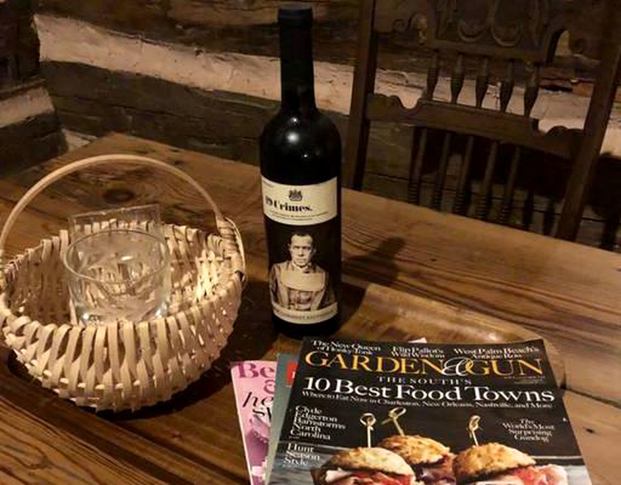 Log Cabin Rental on a Farm in Historic Washington State Park, Arkansas