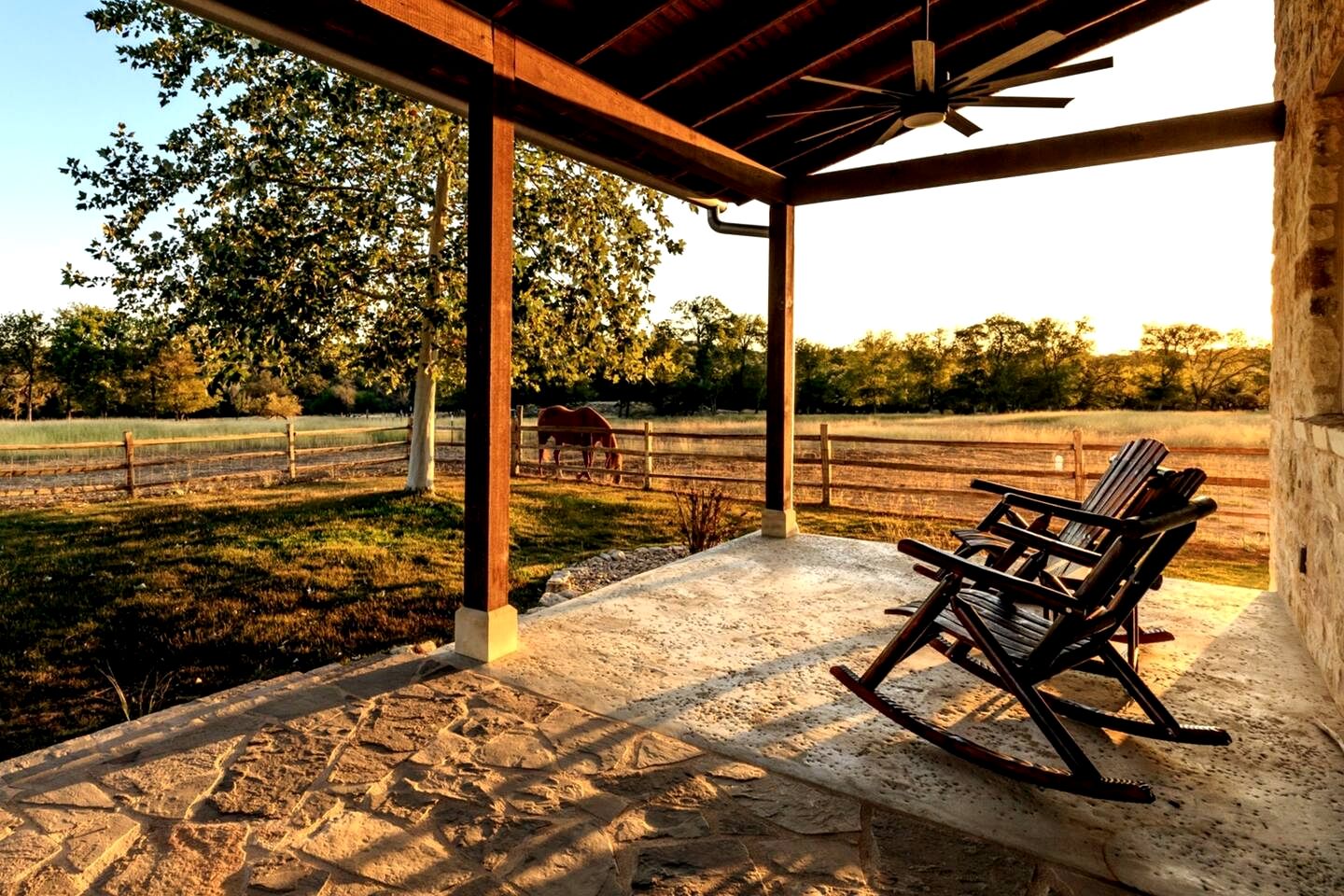 Countryside Cabin with Dreamy Interior Design in Fredericksburg, Texas