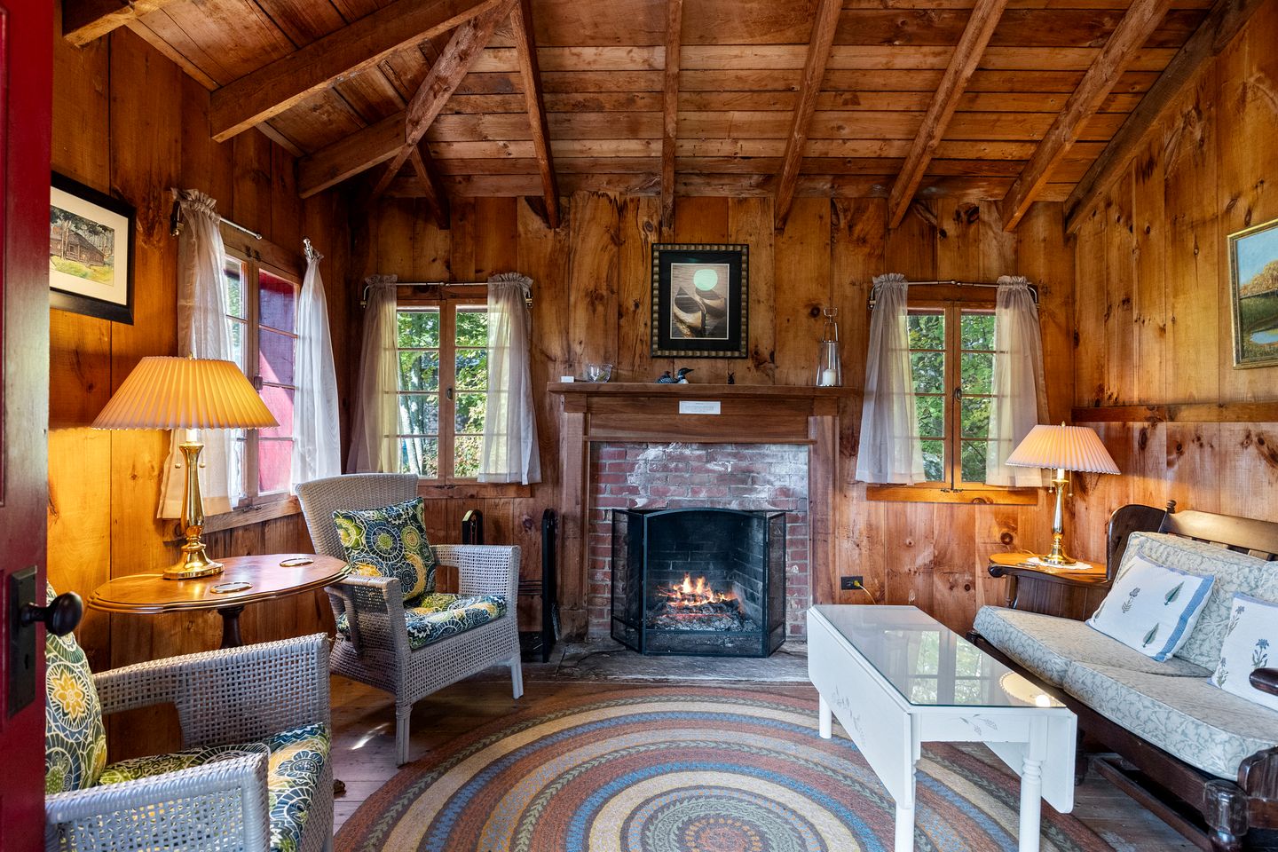 Rustic Couples' Cabin Rental with Fireplace near Hanover, New Hampshire