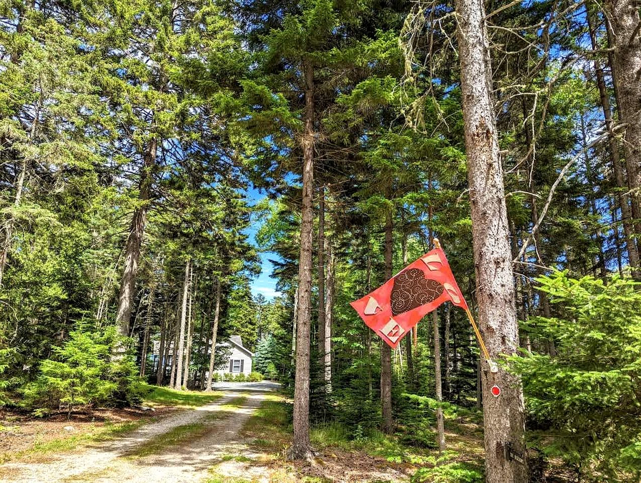 Romantic Waterfront Cottage with Private Beach & Fireplace Near Hancock, Maine