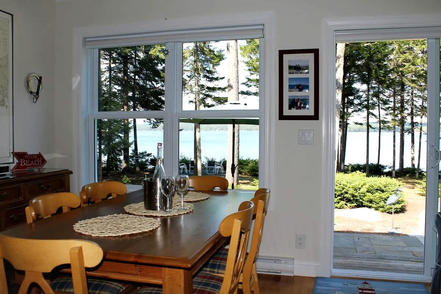 Romantic Waterfront Cottage with Private Beach & Fireplace Near Hancock, Maine
