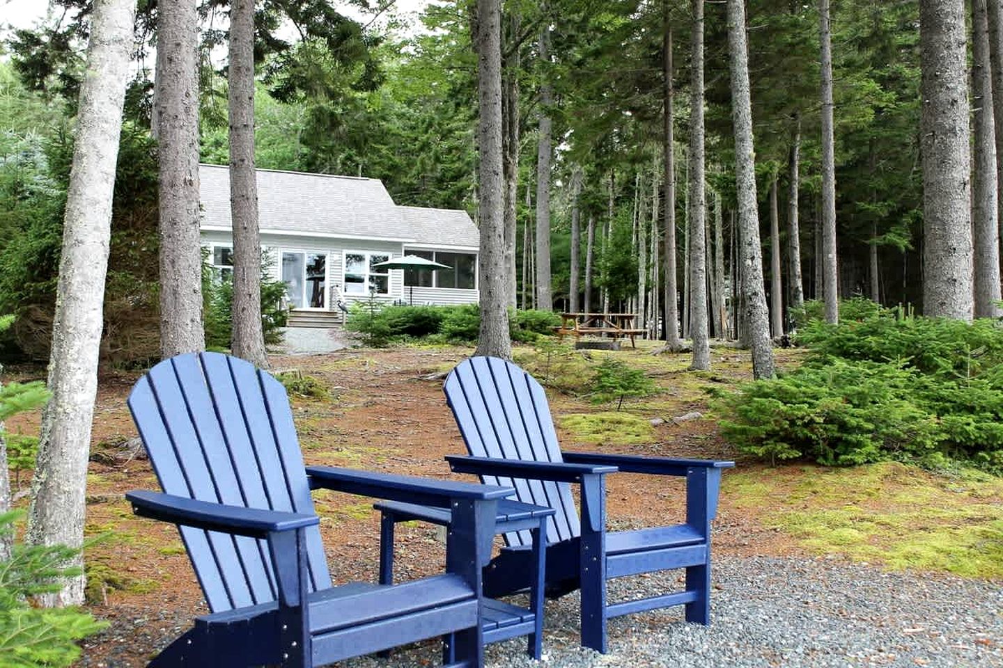 Romantic Waterfront Cottage with Private Beach & Fireplace Near Hancock, Maine